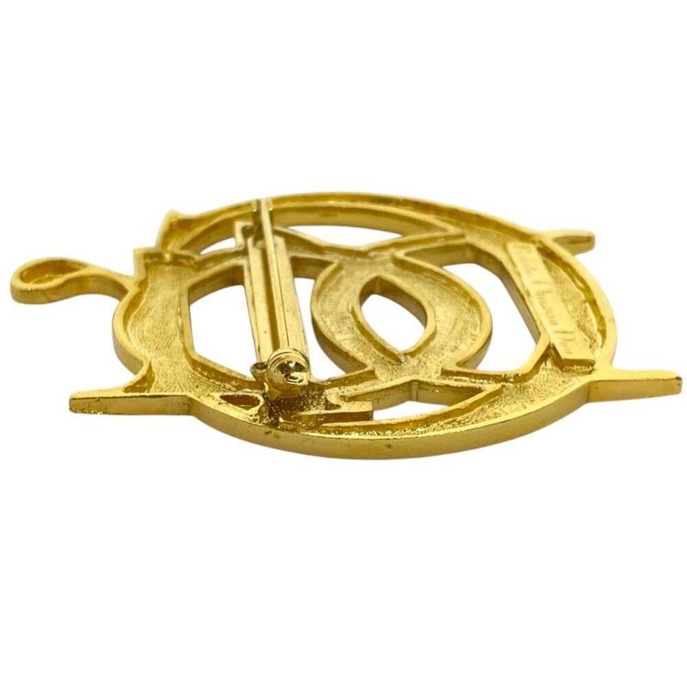 Christian Dior CD Logo Accessory Large Gold Parfums - Picture 9 of 9